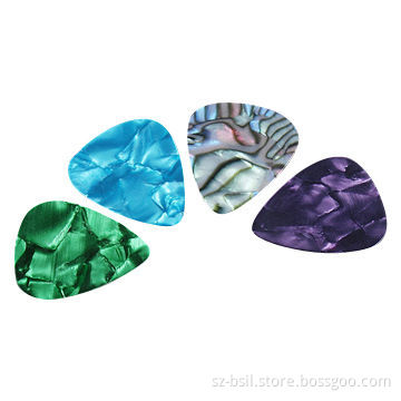 Standard Colorful Celluloid Guitar Picks Plectrums, OEM Orders are Welcome